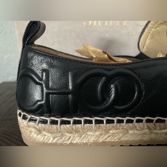 Jimmy Choo Lichi Flat black shoes size 38 - Picture 13 of 16